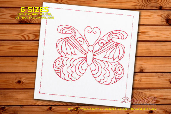 Beautiful Butterfly with Swirl Pattern: Designer Review