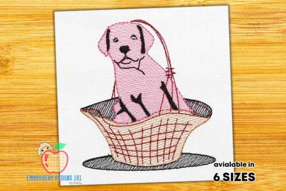 Cutest Dog Sitting in Basket: A Designer's Review