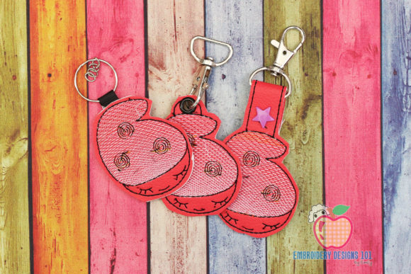 Girl Gnome Face Keyfob Keychain ITH: An Embroidery Designer's Review