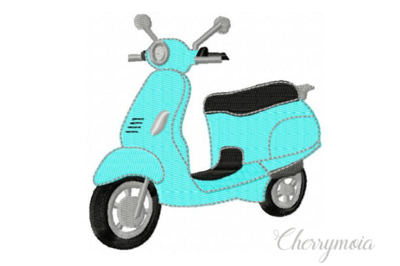 Moped Embroidery Design: A Designer's Review