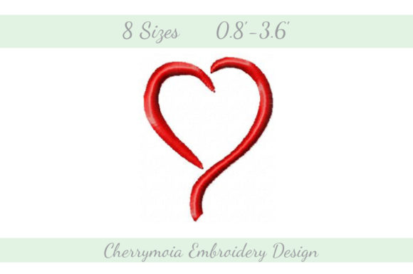 Sophisticated Heart Embroidery Design Review