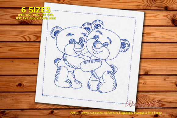 Teddy Bear Hugs Bluework: A Designer's Review