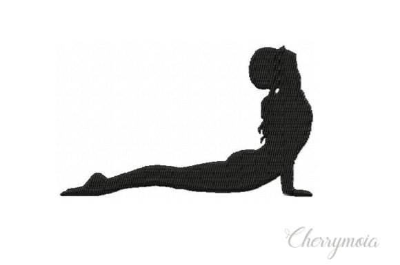 Yoga Upward Facing Dog Pose Silhouette Review for Boutique Sweatshirts